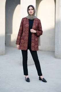 کت ژاکارد سرور